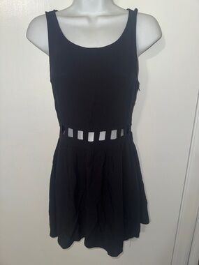H&M black sleeveless mini dress